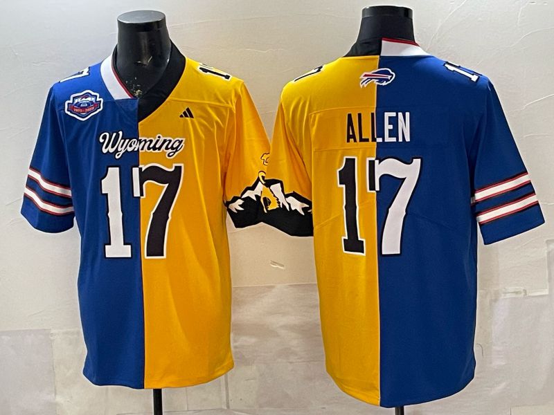Men 2026 Buffalo Bills #17 Allen blue yellow Limited NFL Jersey style 0003->buffalo bills->NFL Jersey